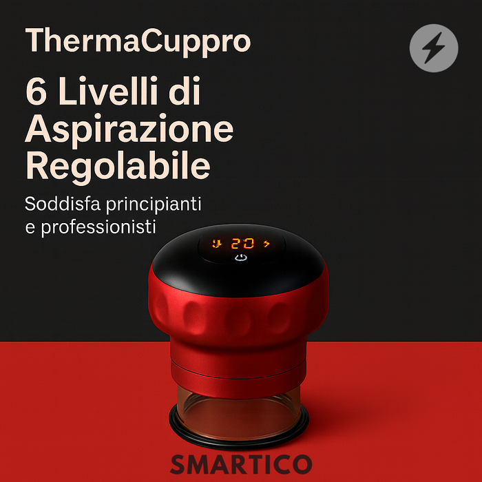 ThermaCuppro™ – Massaggiatore a Coppettazione Elettrico 3 in 1 dettaglio